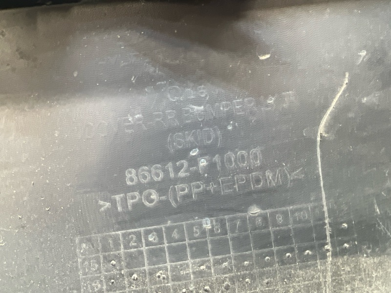 Накладка заднего бампера