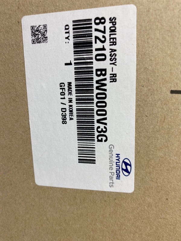 Спойлер (дефлектор) крышки багажника