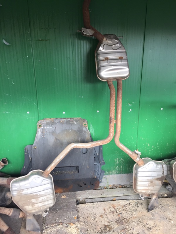 Глушитель основной / задняя часть