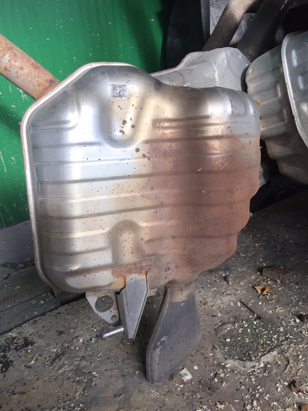 Глушитель основной / задняя часть