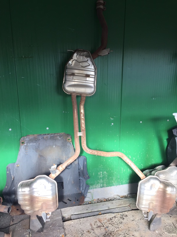 Глушитель основной / задняя часть