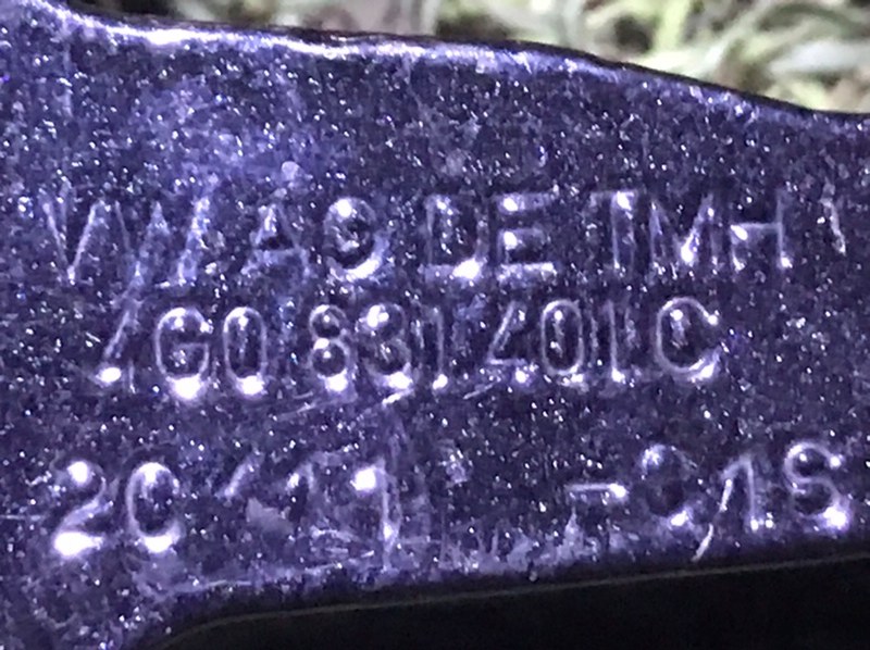 Петля двери передней левой нижняя