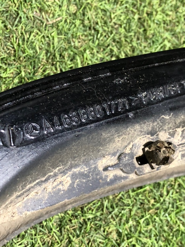 Накладка заднего крыла правого