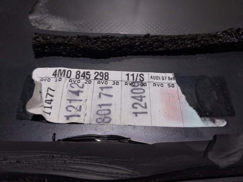 Стекло двери задней правой (форточка)