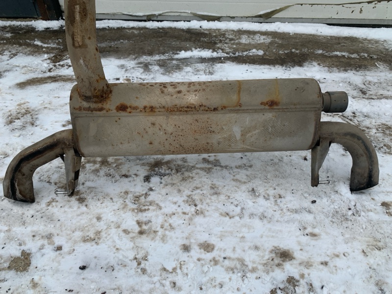 Глушитель основной / задняя часть