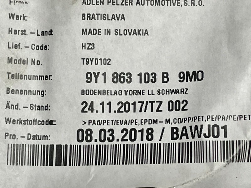 Обшивка двери передней правой