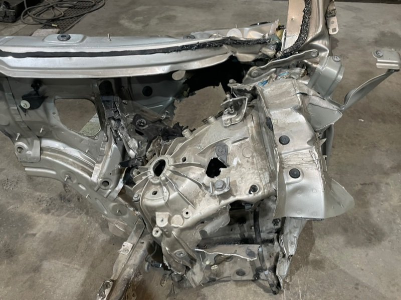 Лонжерон передний левый