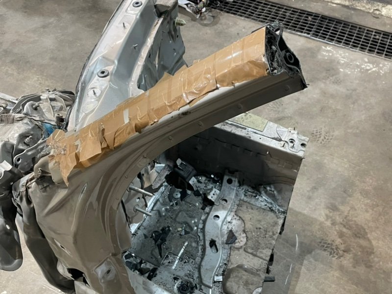 Лонжерон передний левый