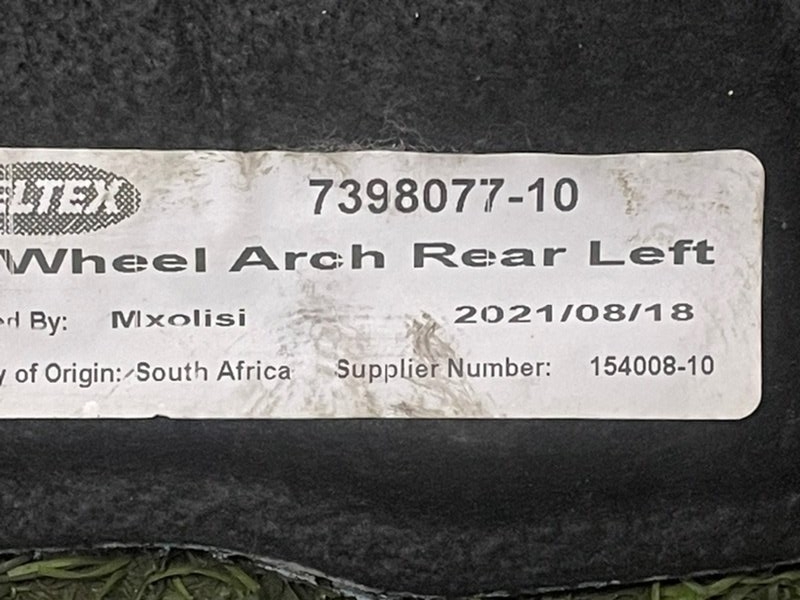 Шумоизоляция колесных арок