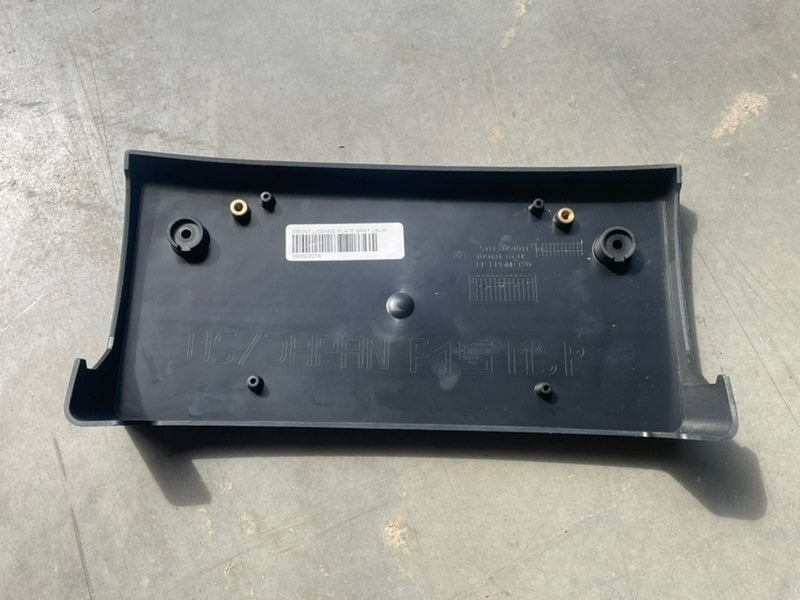 Накладка переднего бампера под номер