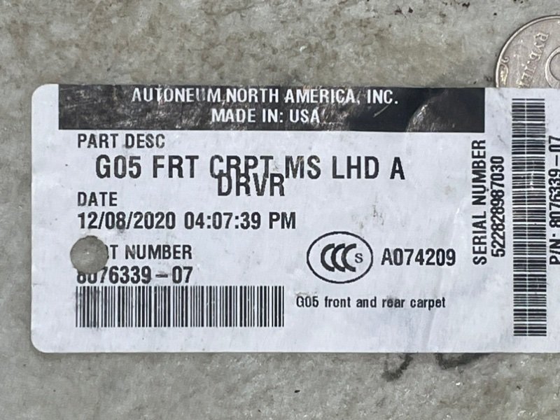 Покрытие напольное (ковролин)