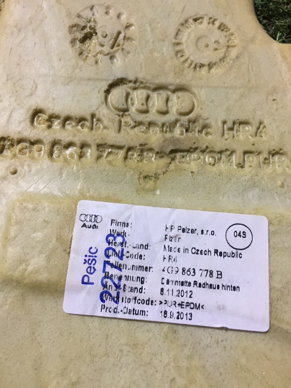 Шумоизоляция колесных арок