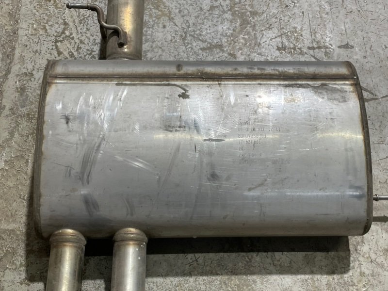 Глушитель основной / задняя часть