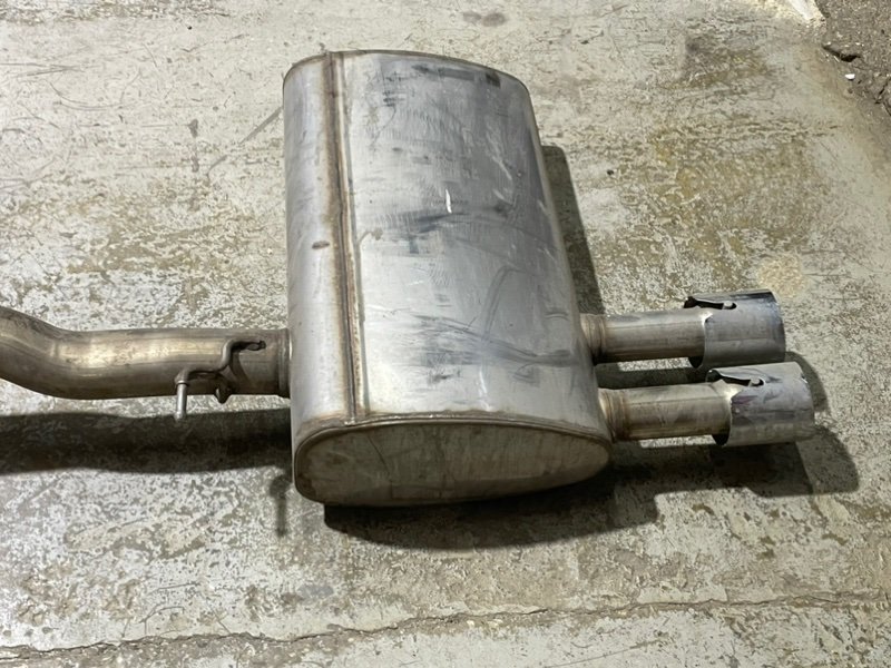 Глушитель основной / задняя часть
