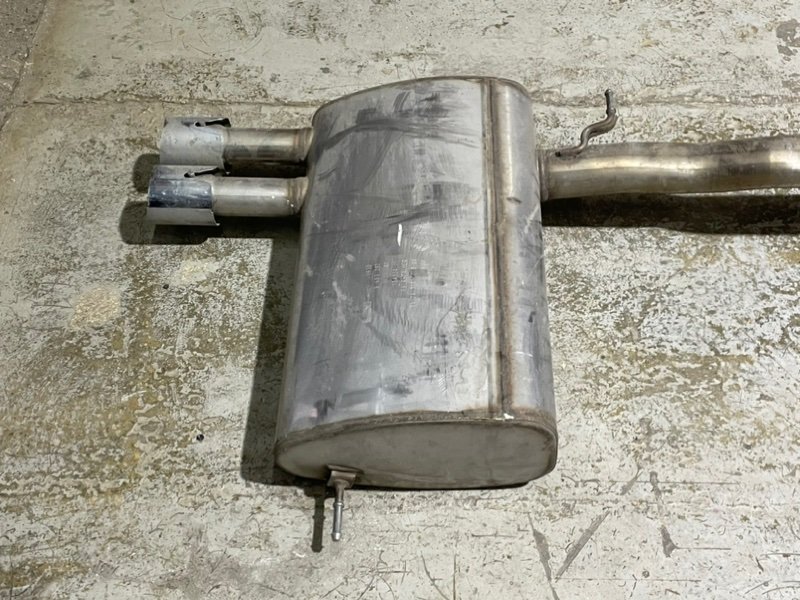 Глушитель основной / задняя часть