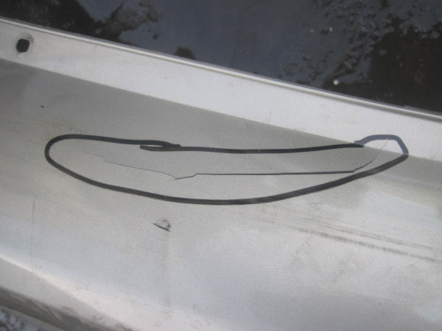 Бампер задний