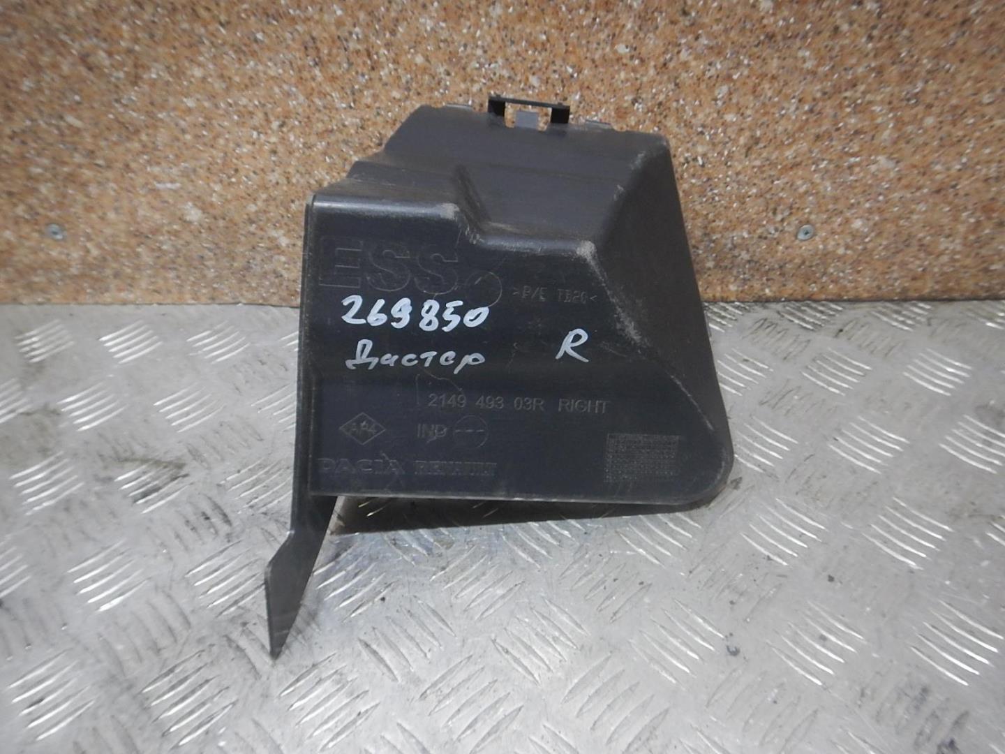 Воздуховод радиатора правый