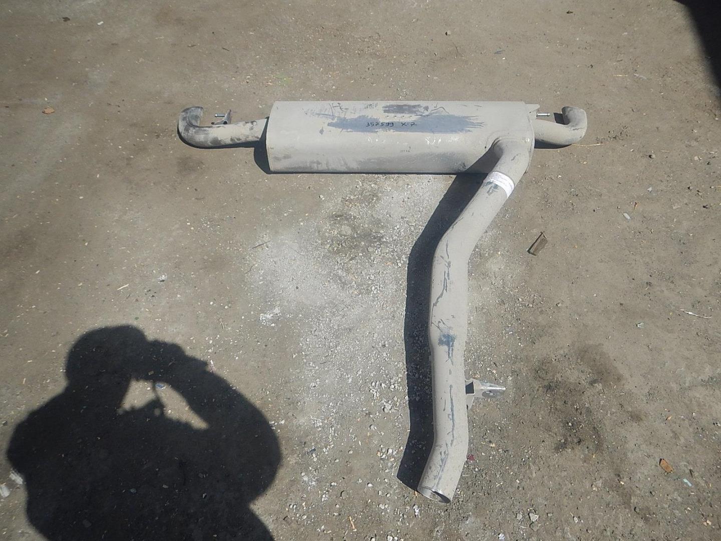 Глушитель основной / задняя часть