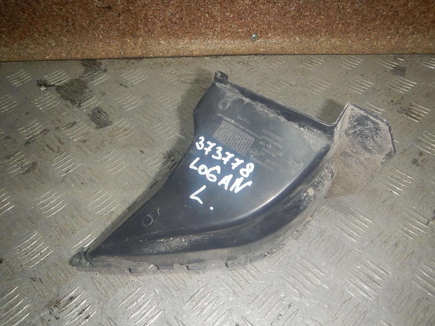 Воздуховод радиатора левый