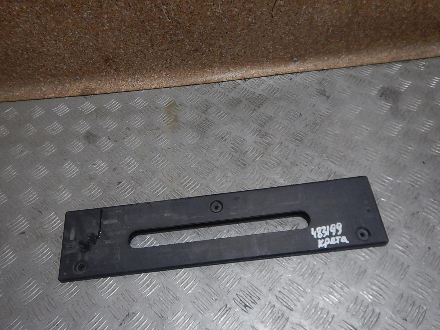 Накладка переднего бампера под номер