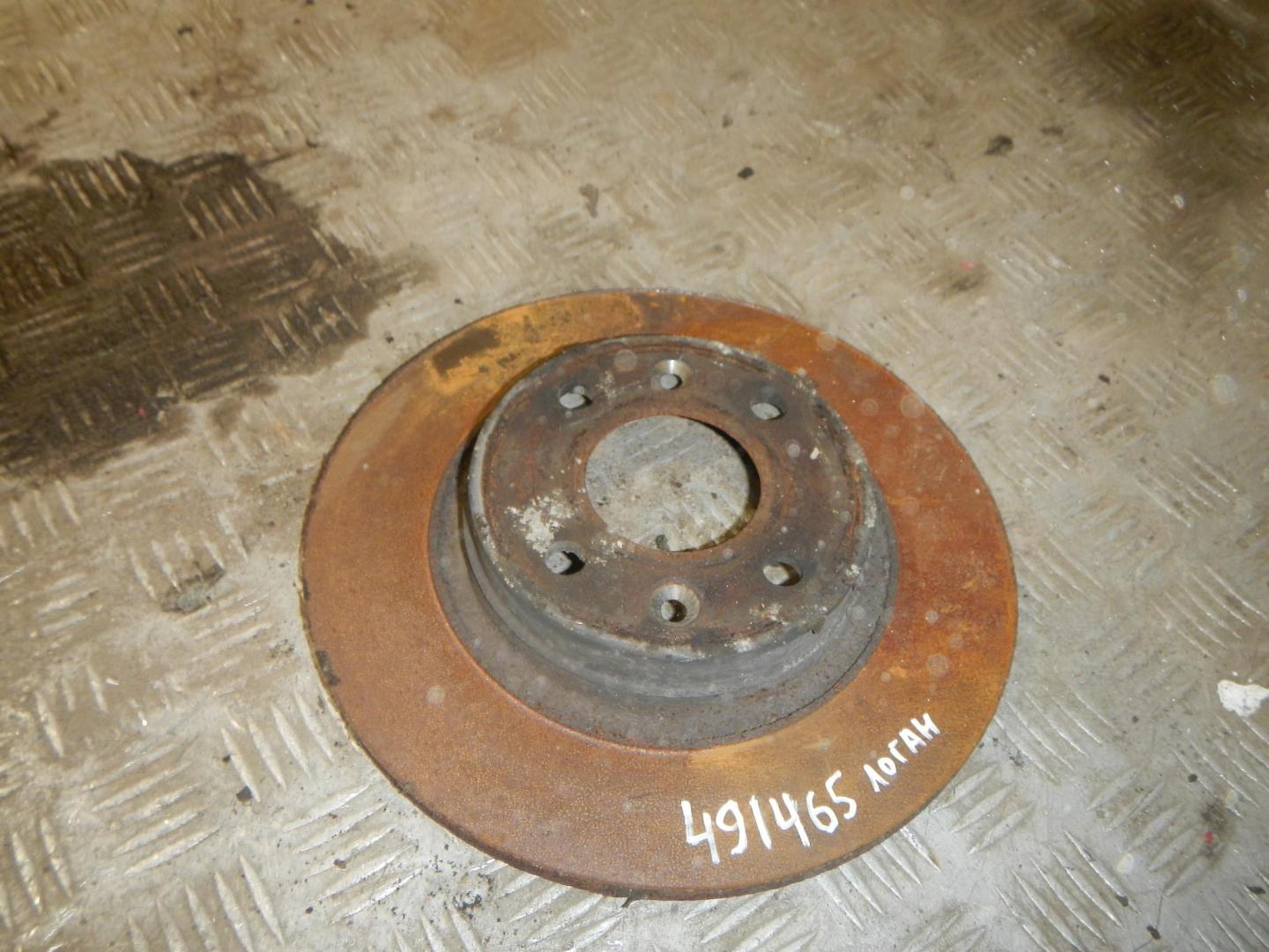 Диск тормозной передний не вентилируемый