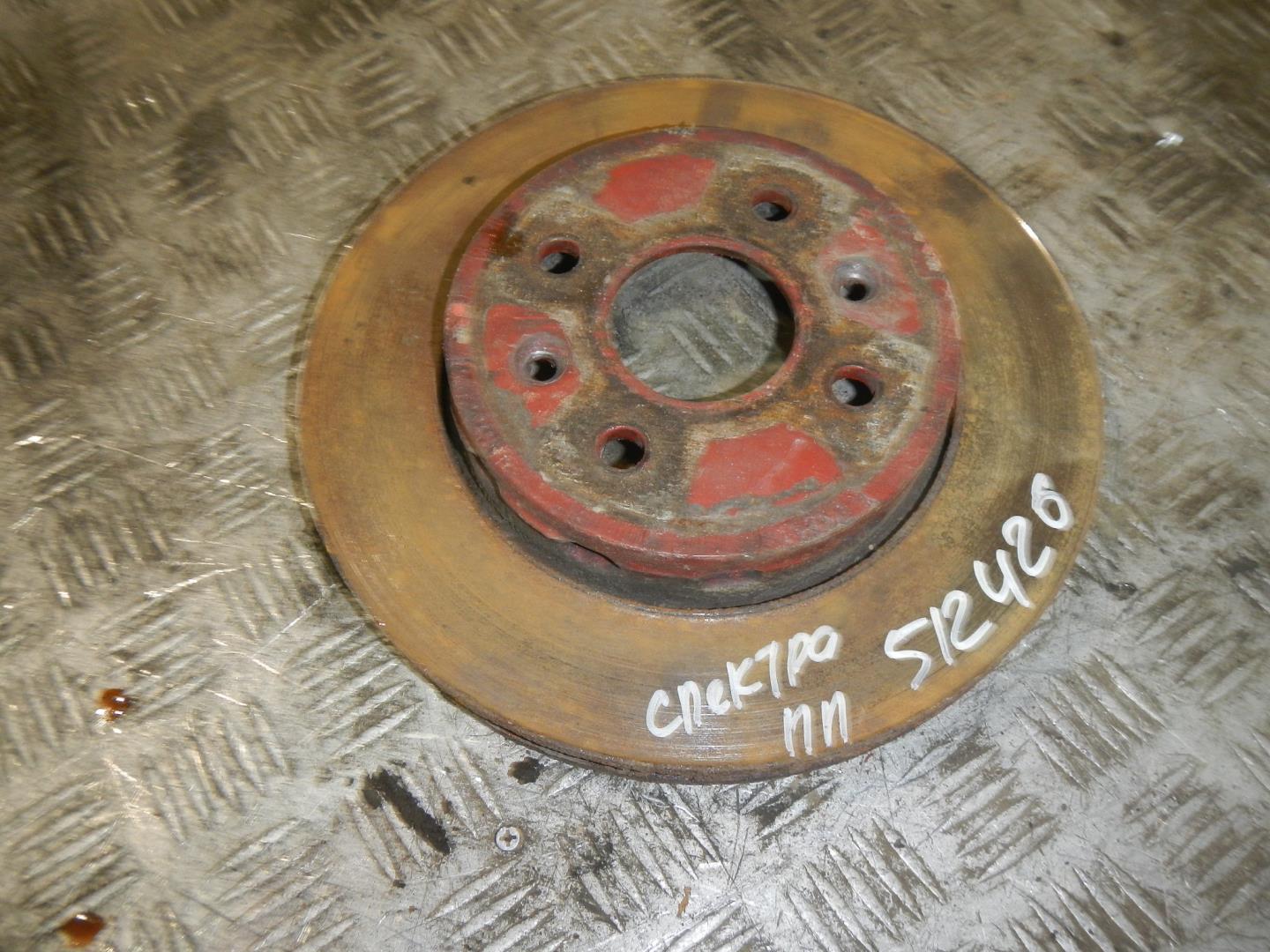 Диск тормозной передний вентилируемый