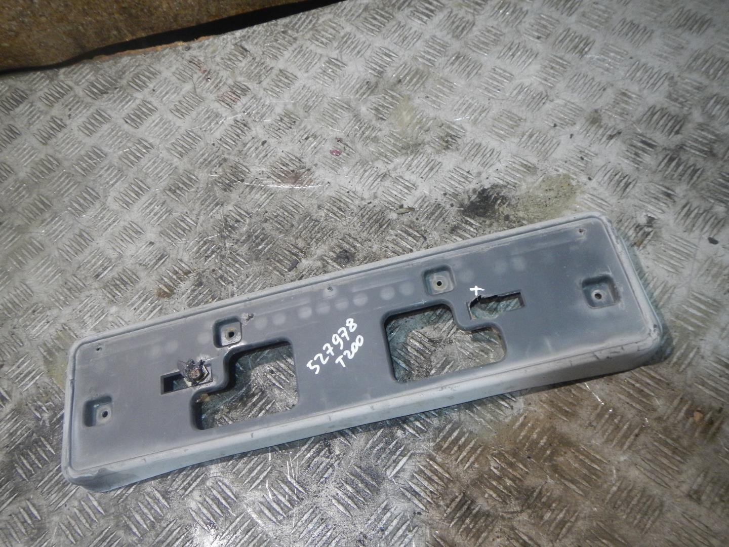 Накладка переднего бампера под номер