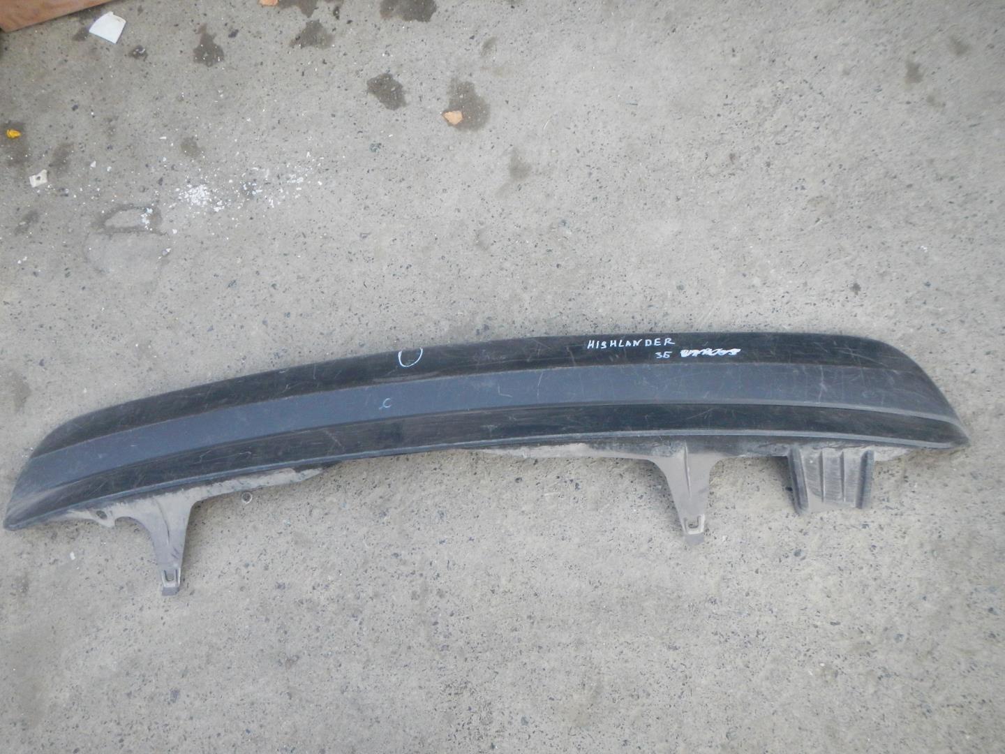 Накладка заднего бампера