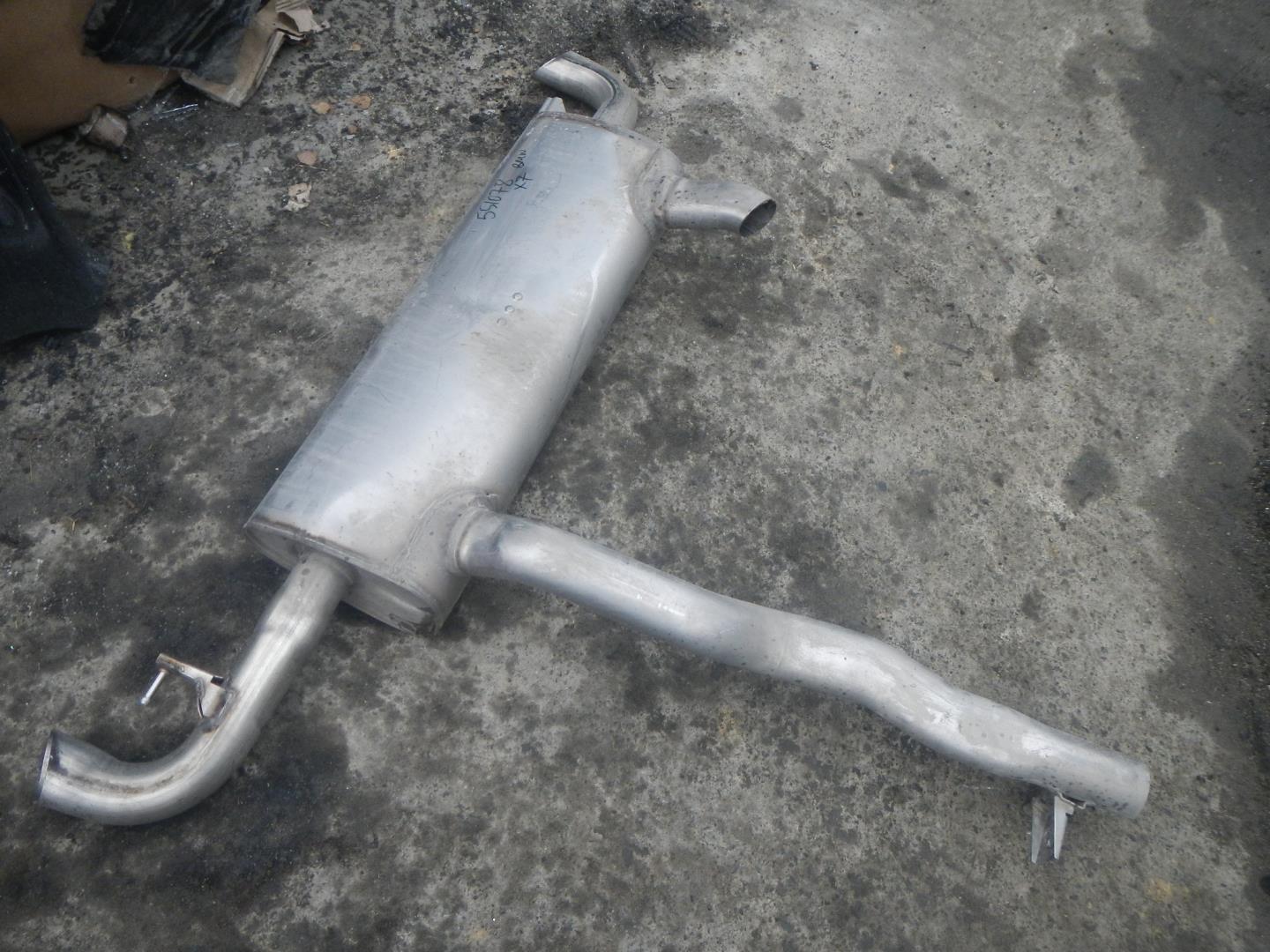Глушитель основной / задняя часть