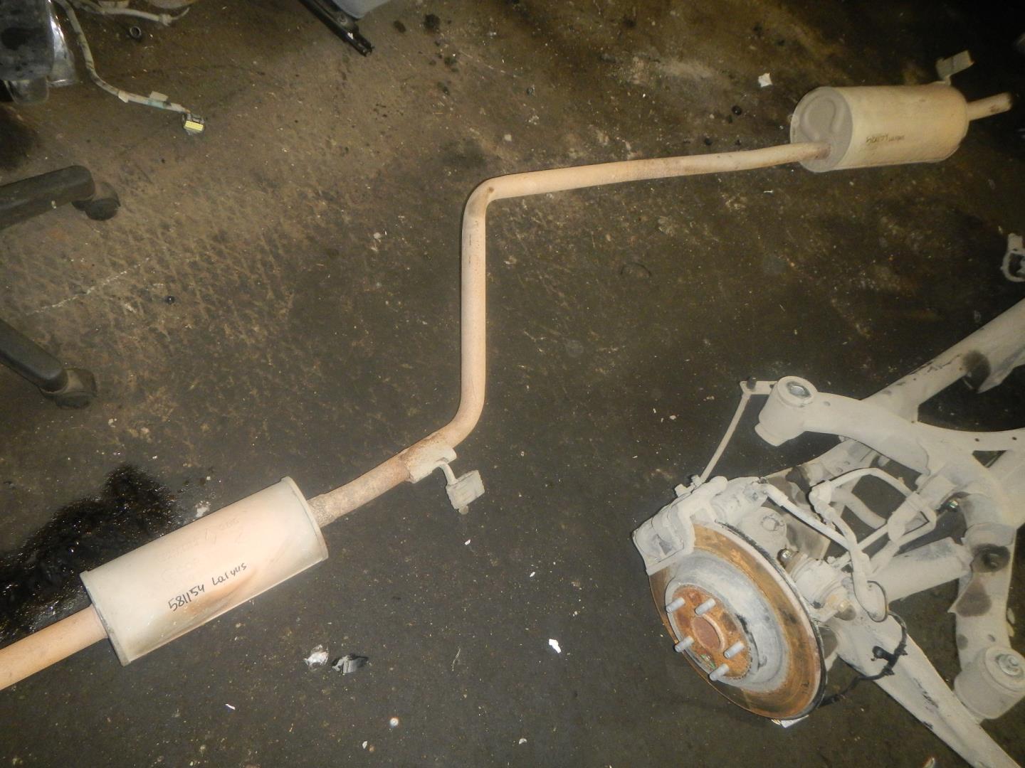 Глушитель основной / задняя часть