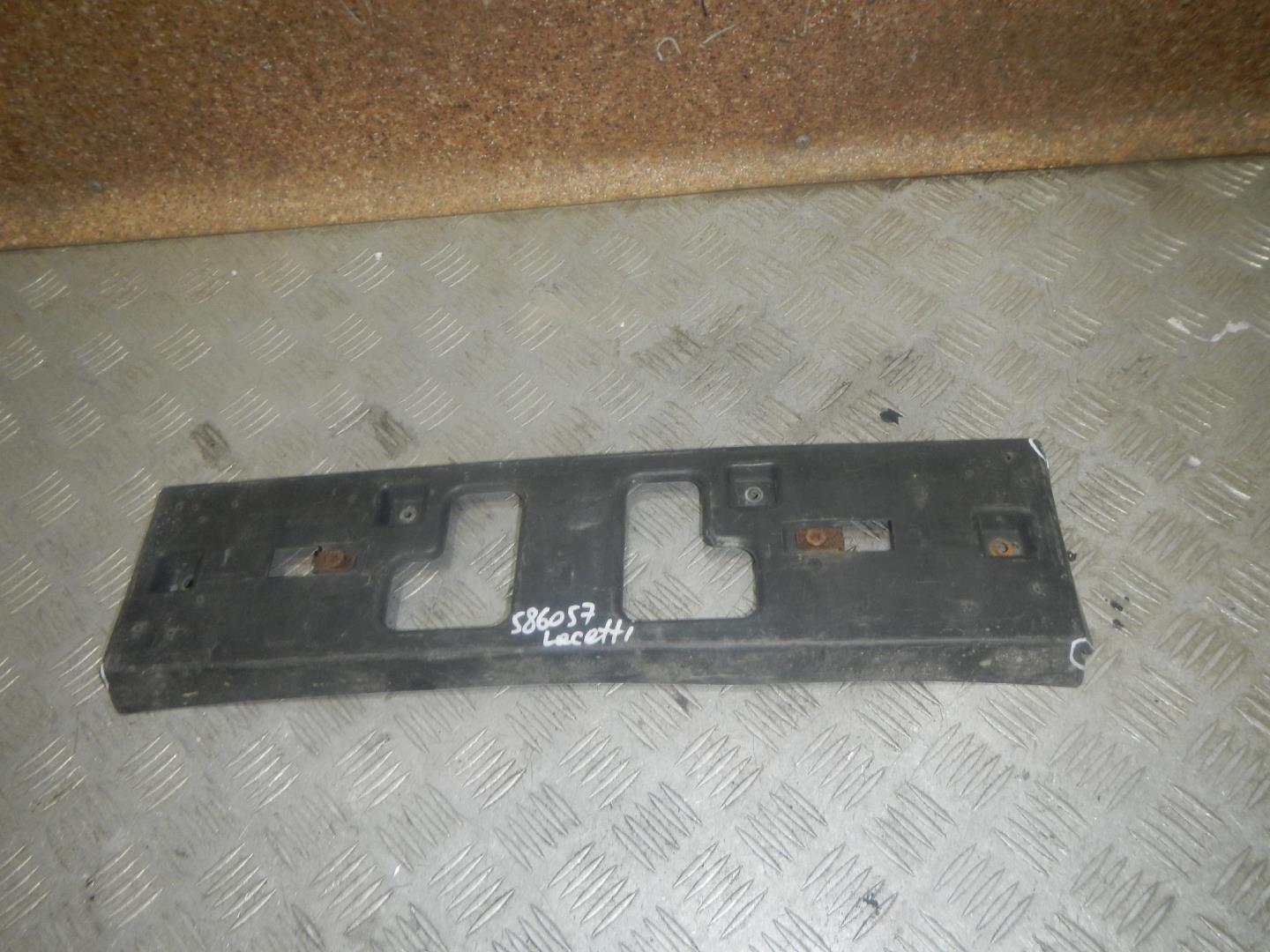 Накладка переднего бампера под номер