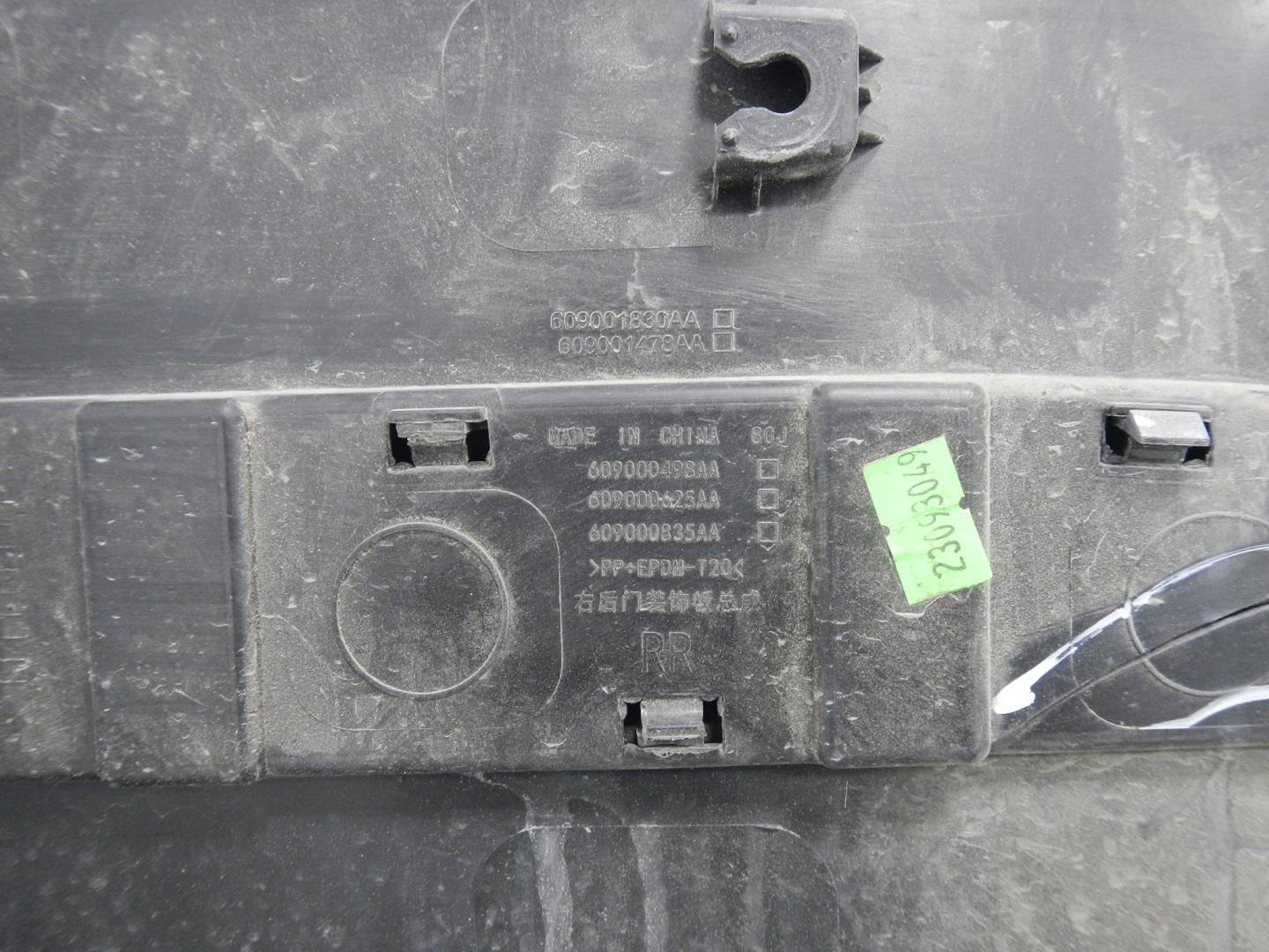 Молдинг задней правой двери