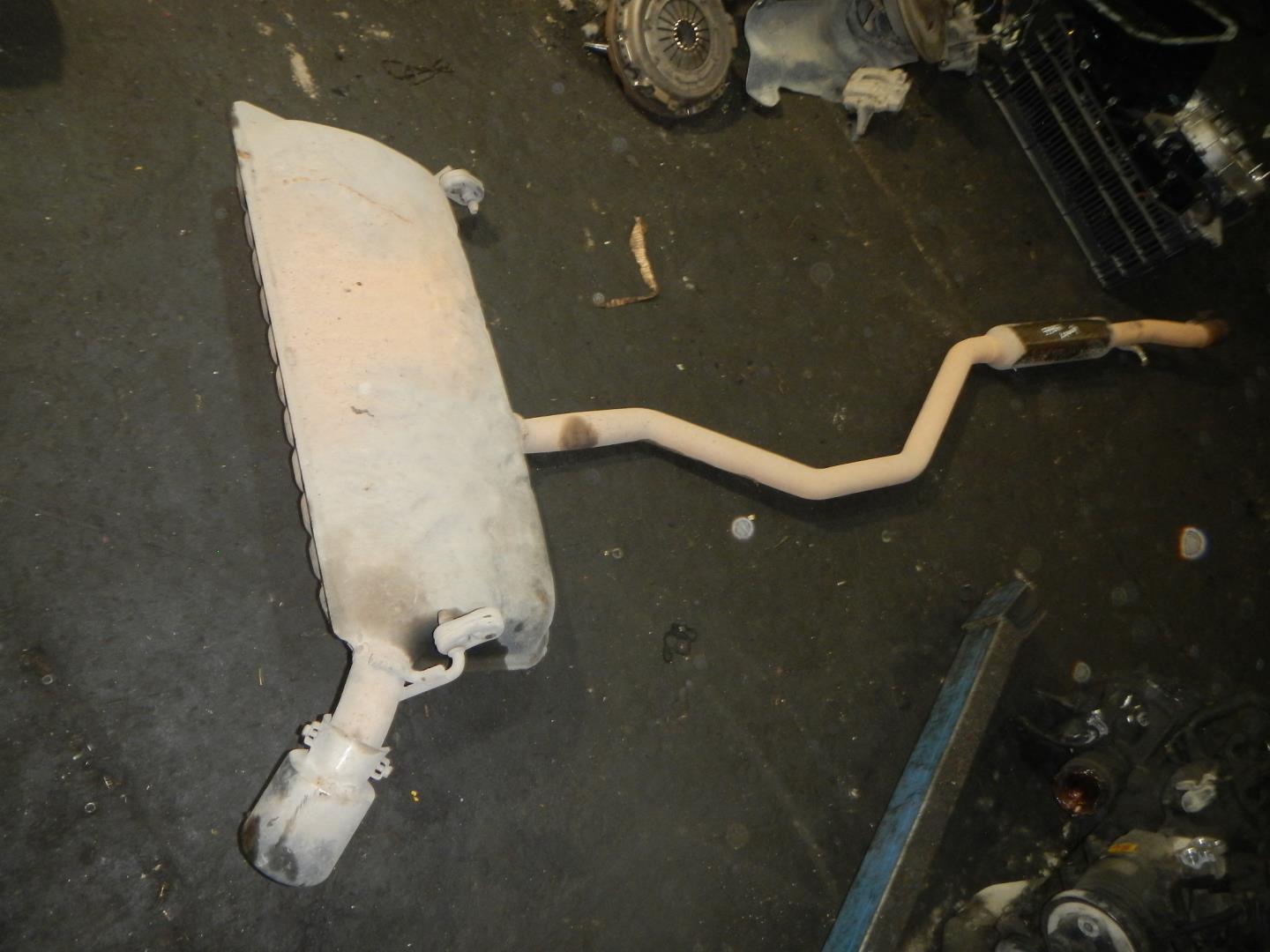 Глушитель основной / задняя часть