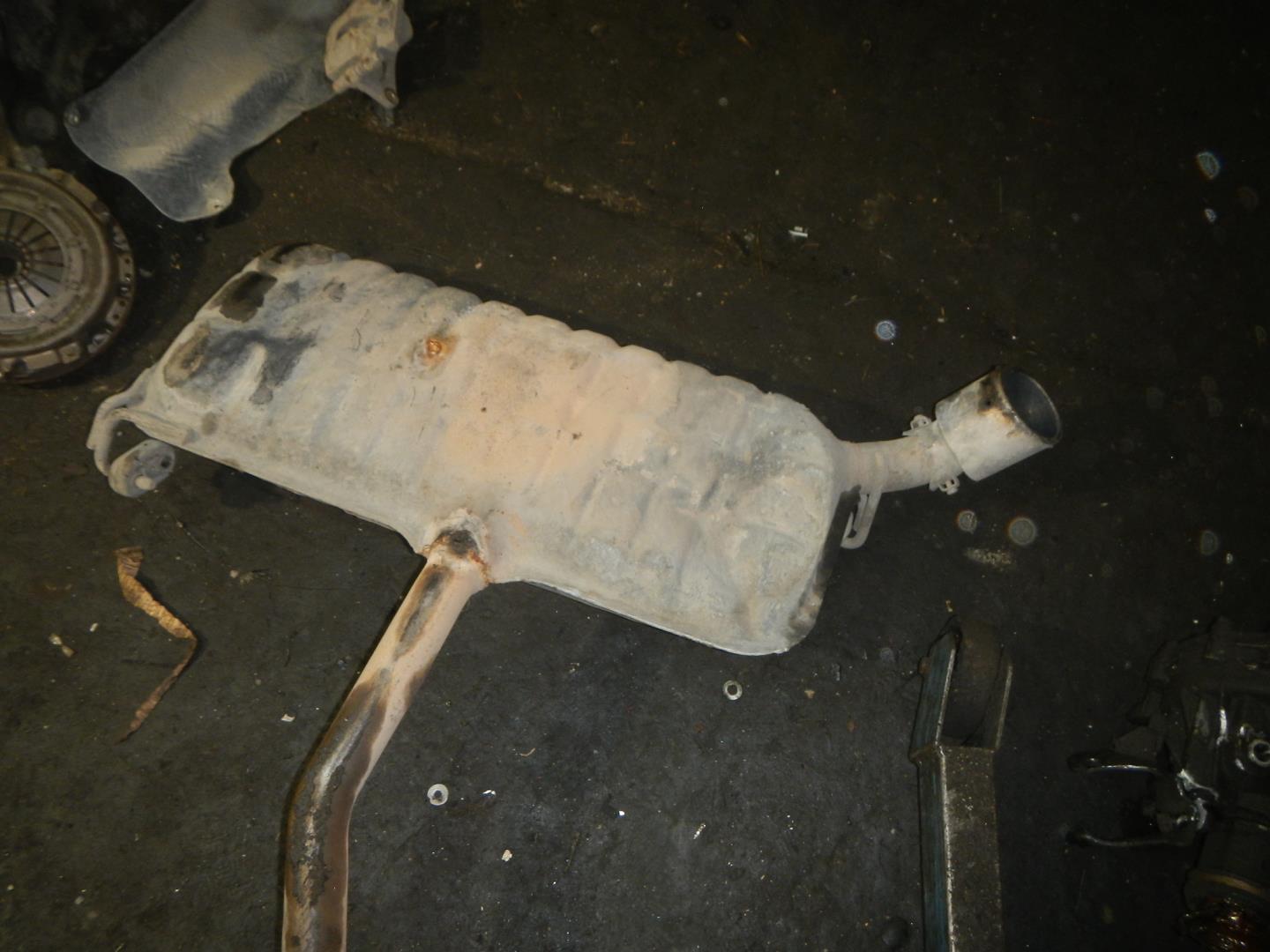 Глушитель основной / задняя часть