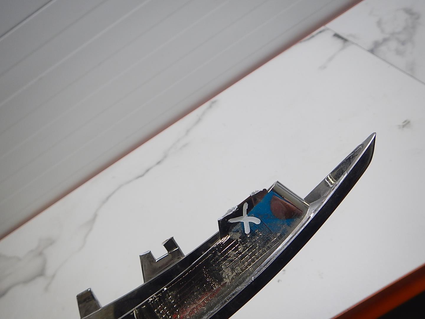 Накладка заднего бампера левая