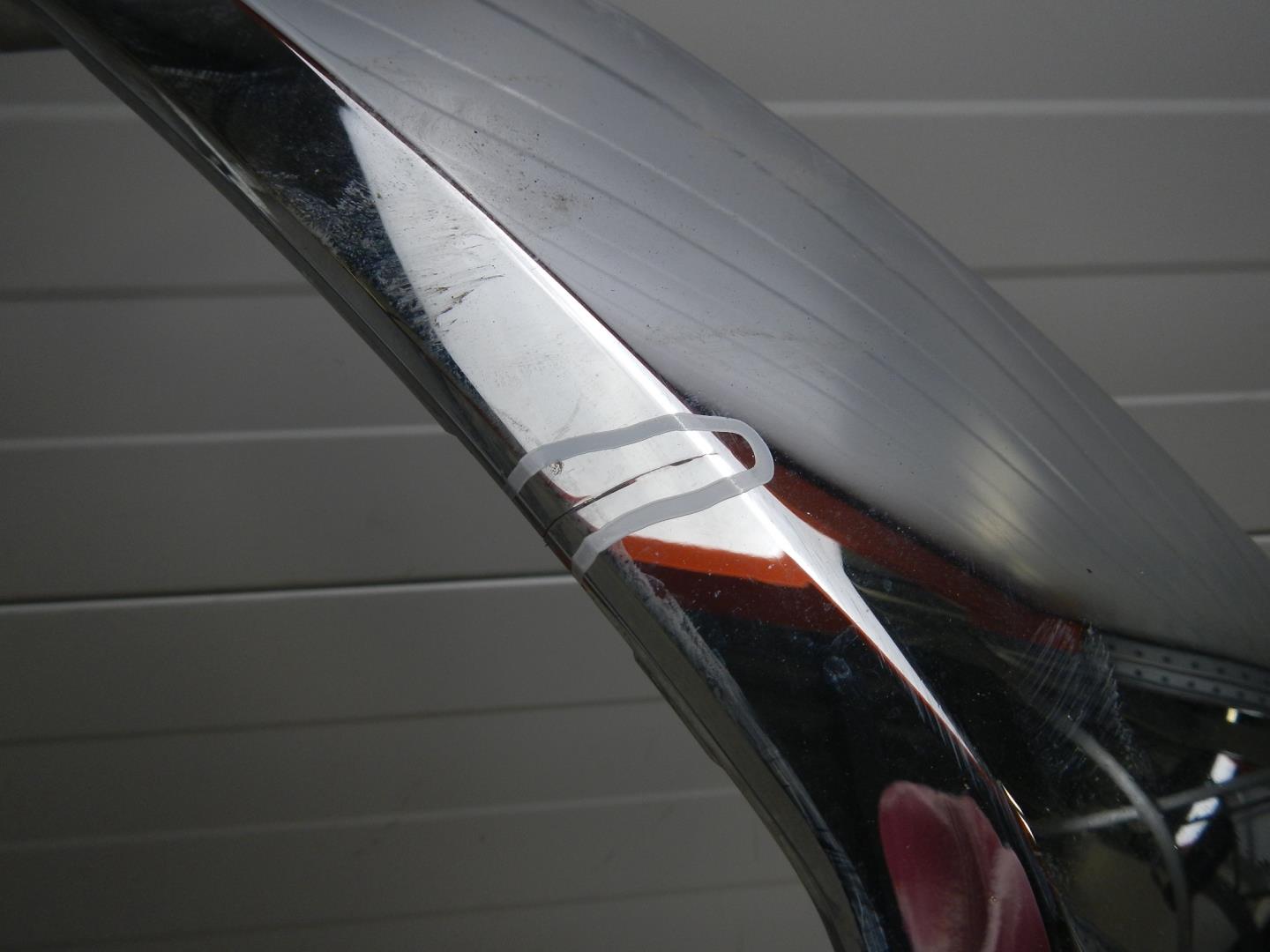 Накладка переднего бампера левая