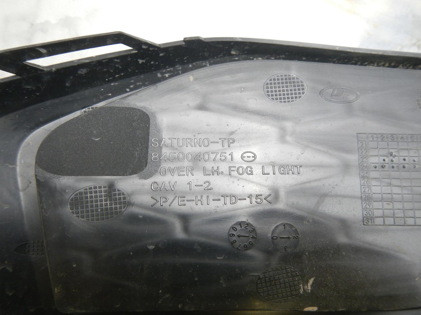 Решетка в бампер левая