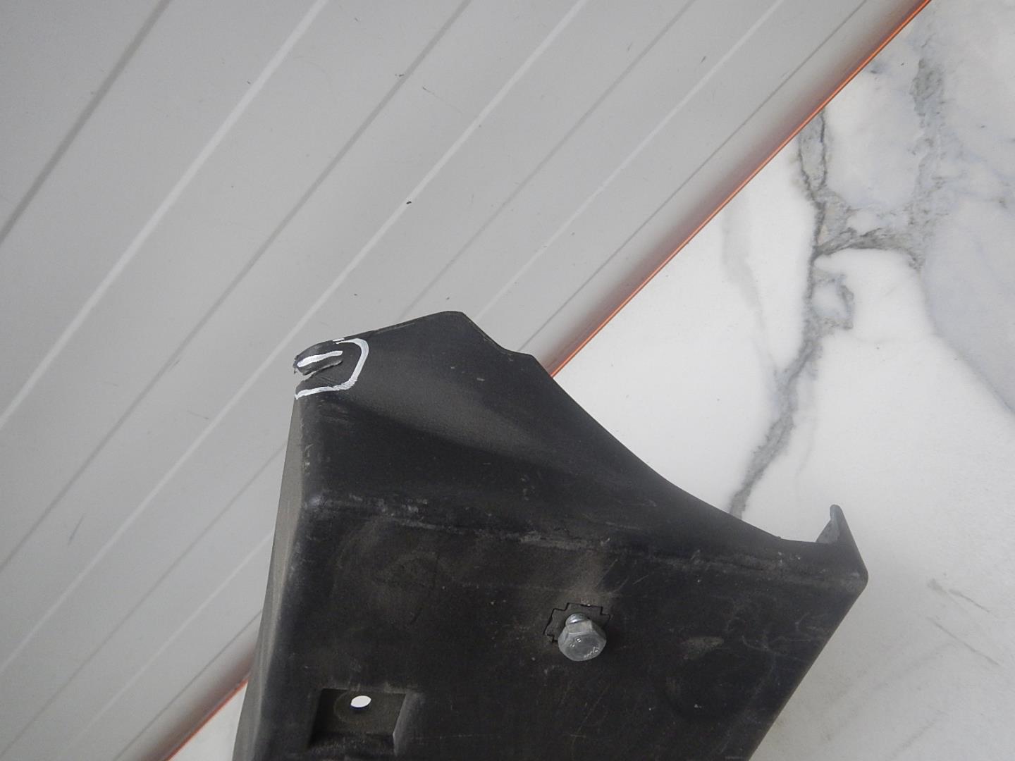 Накладка переднего бампера под номер