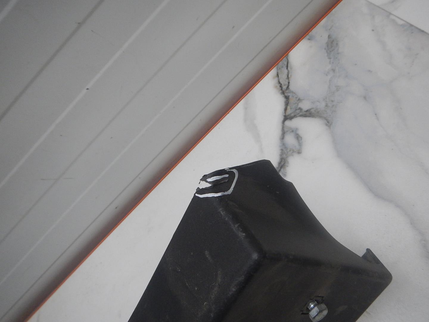 Накладка переднего бампера под номер