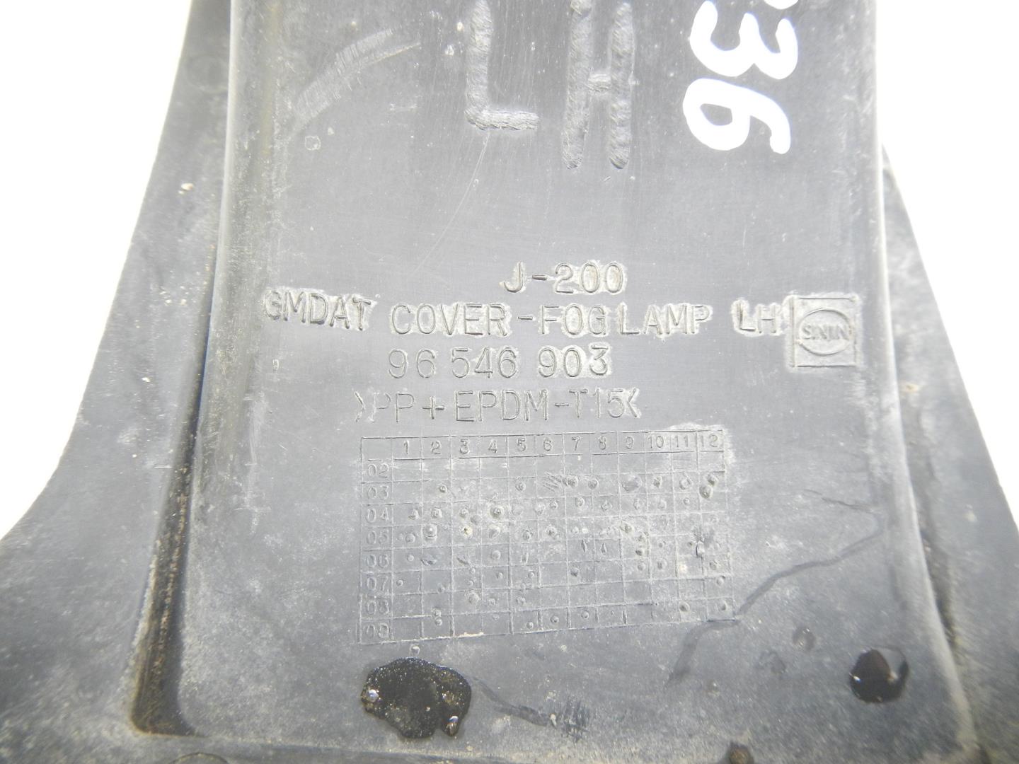 Решетка в бампер левая