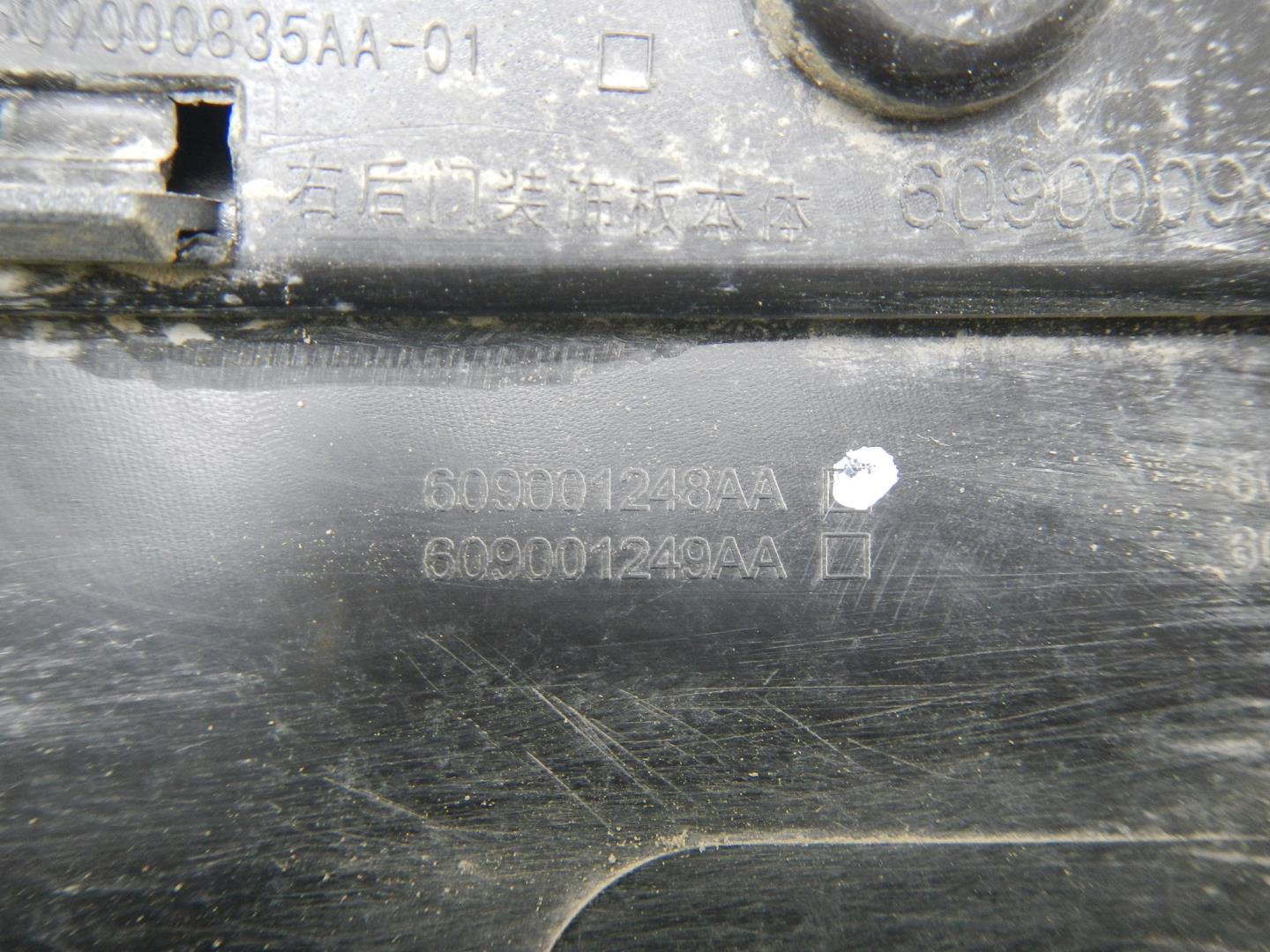 Молдинг задней правой двери