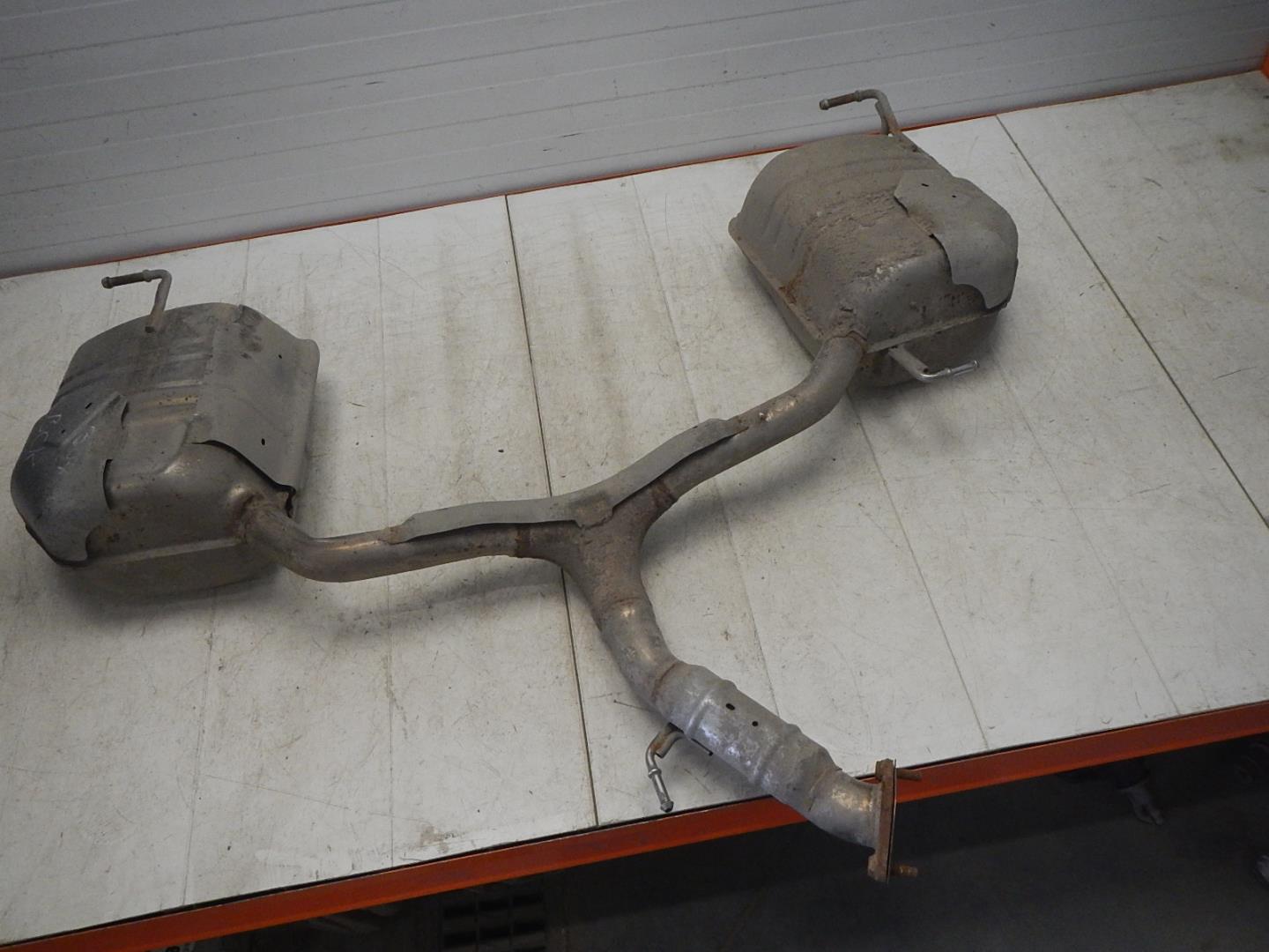 Глушитель основной / задняя часть