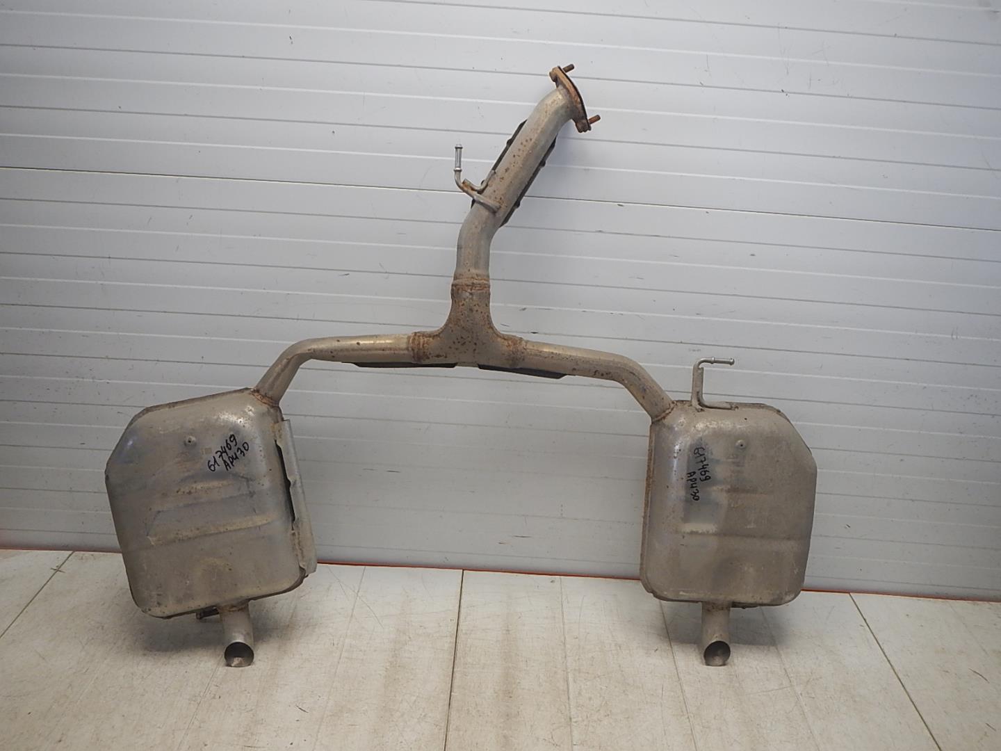 Глушитель основной / задняя часть