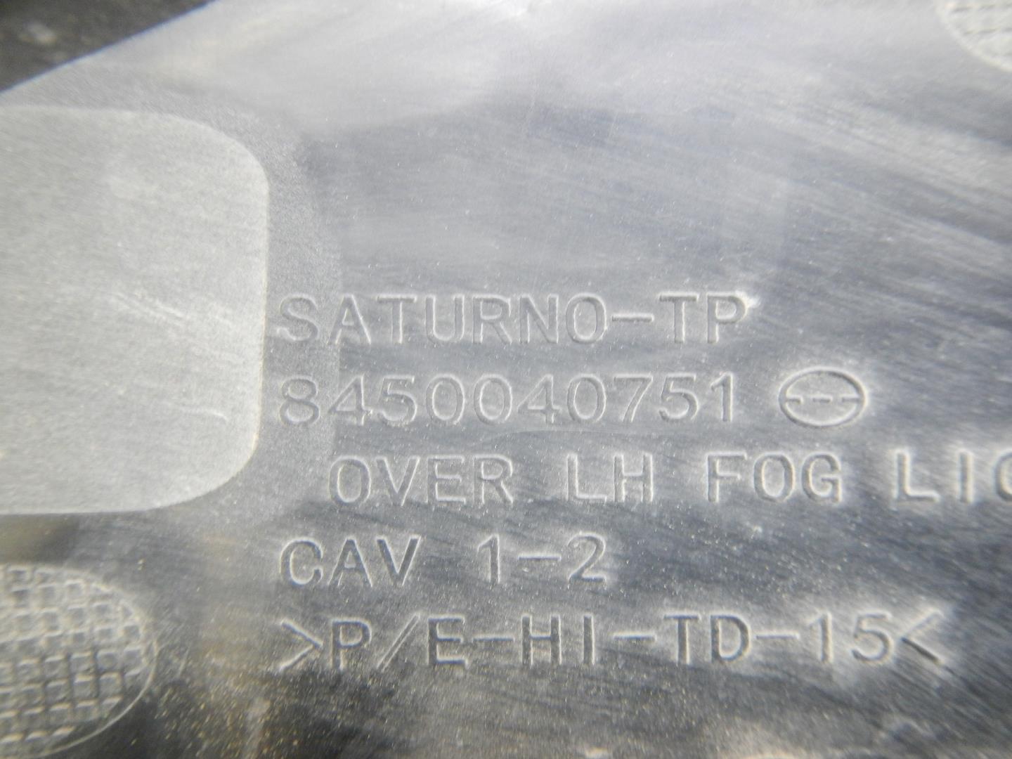 Решетка в бампер левая