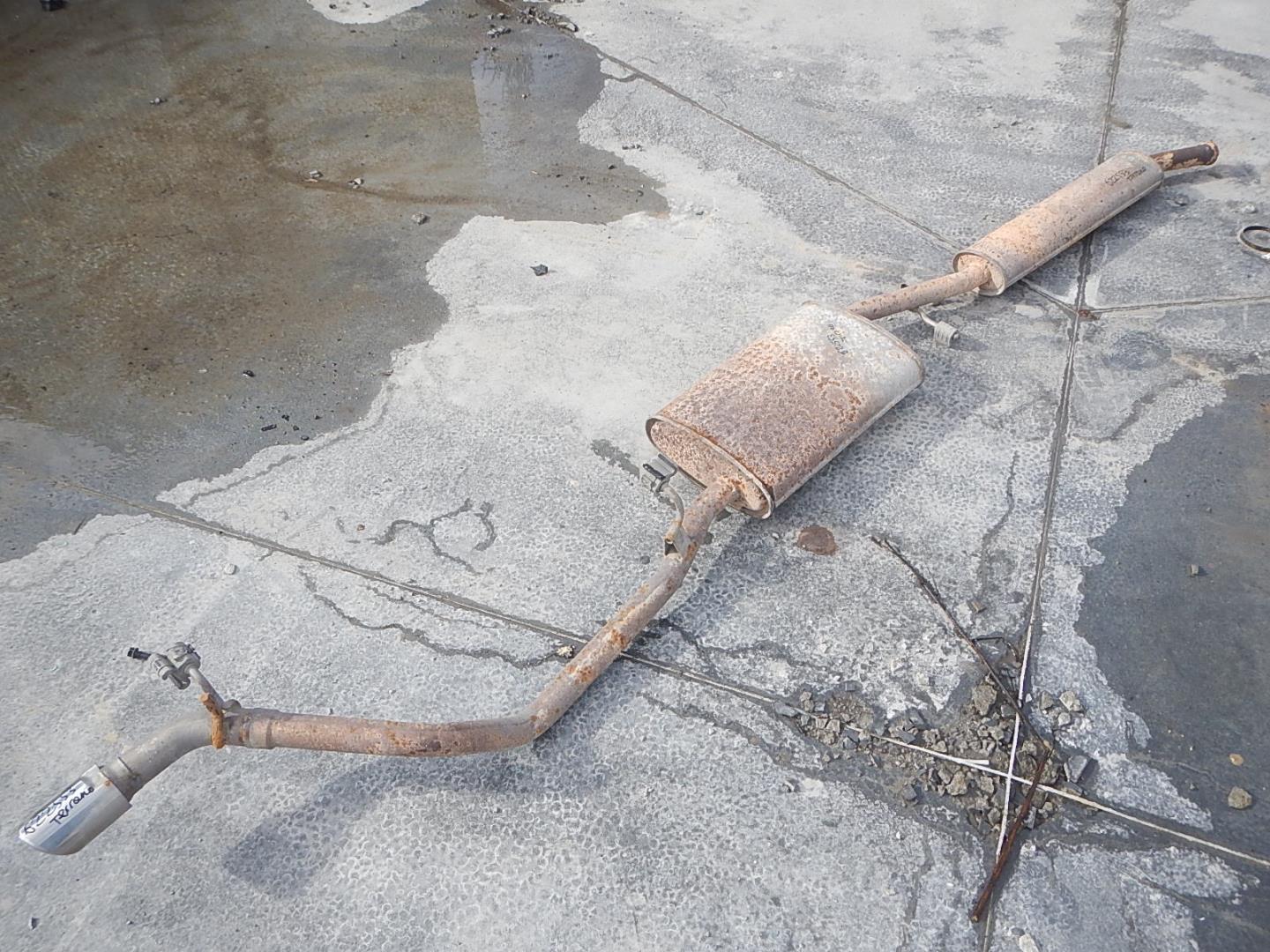 Глушитель основной / задняя часть