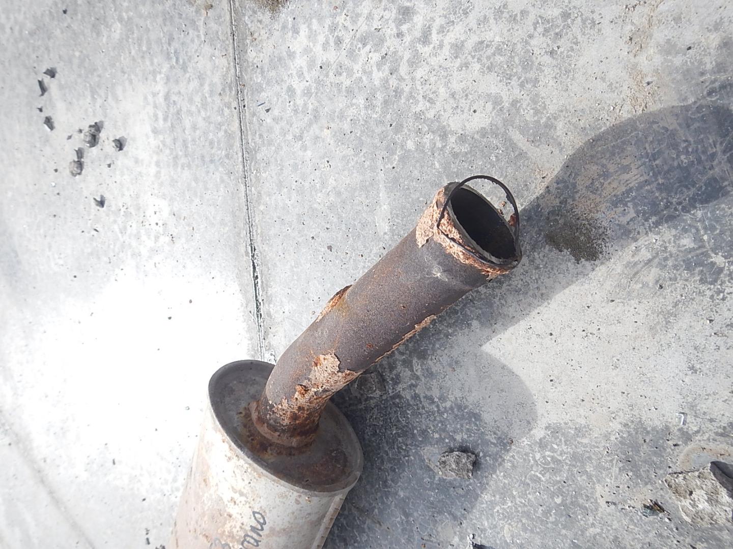 Глушитель основной / задняя часть