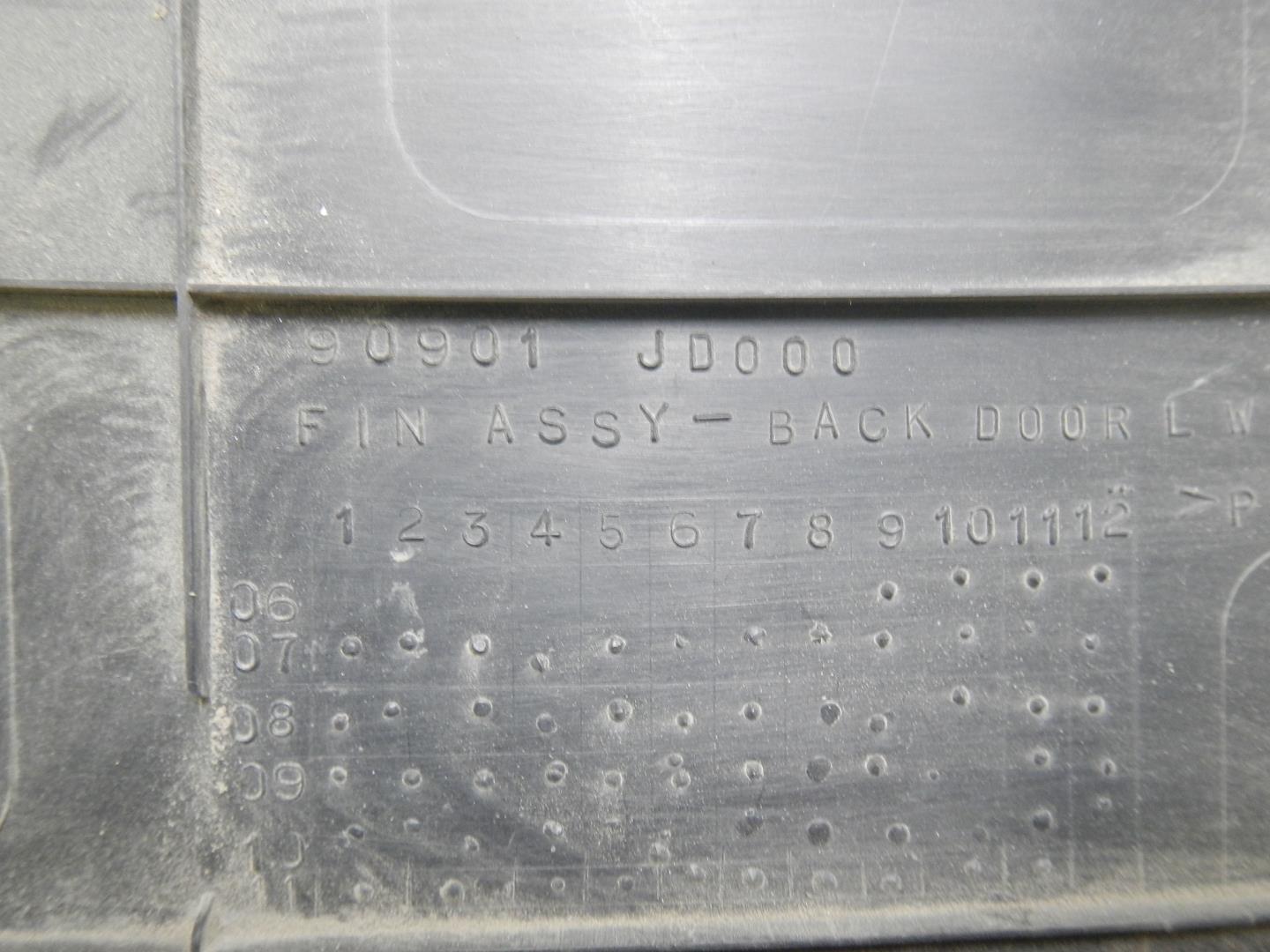 Обшивка двери багажника