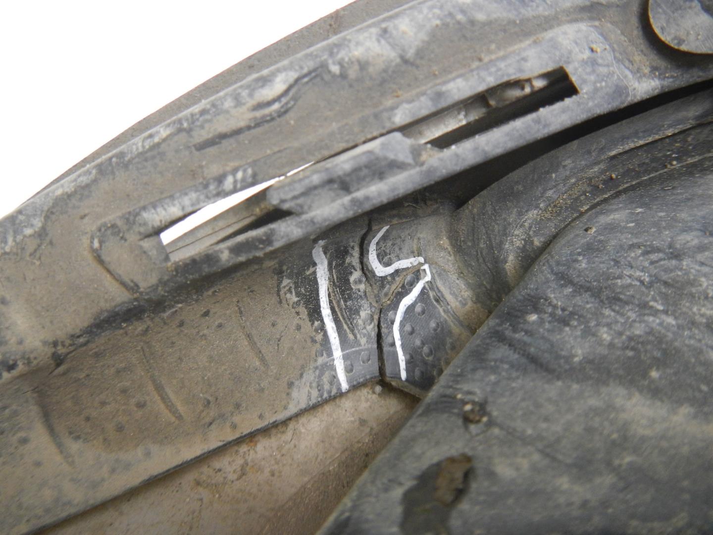 Накладка заднего бампера правая