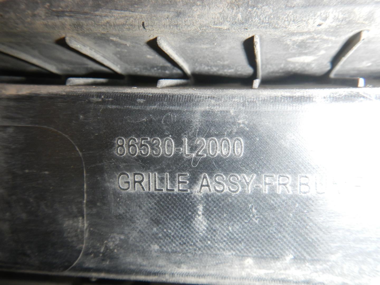 Решетка в бампер центральная