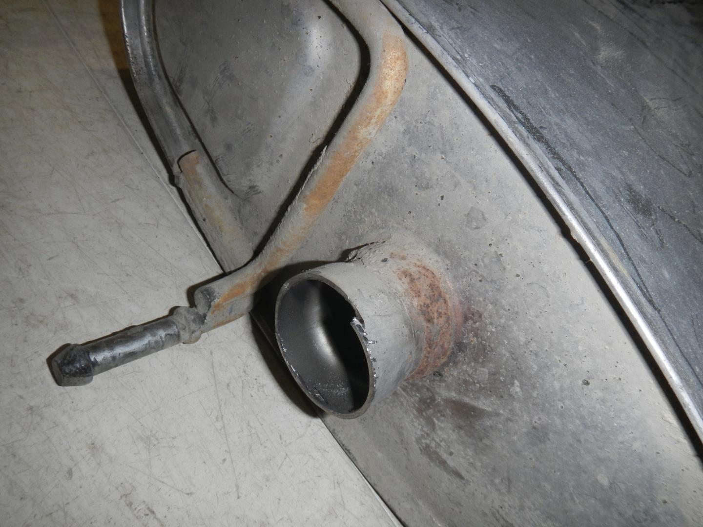 Глушитель основной / задняя часть